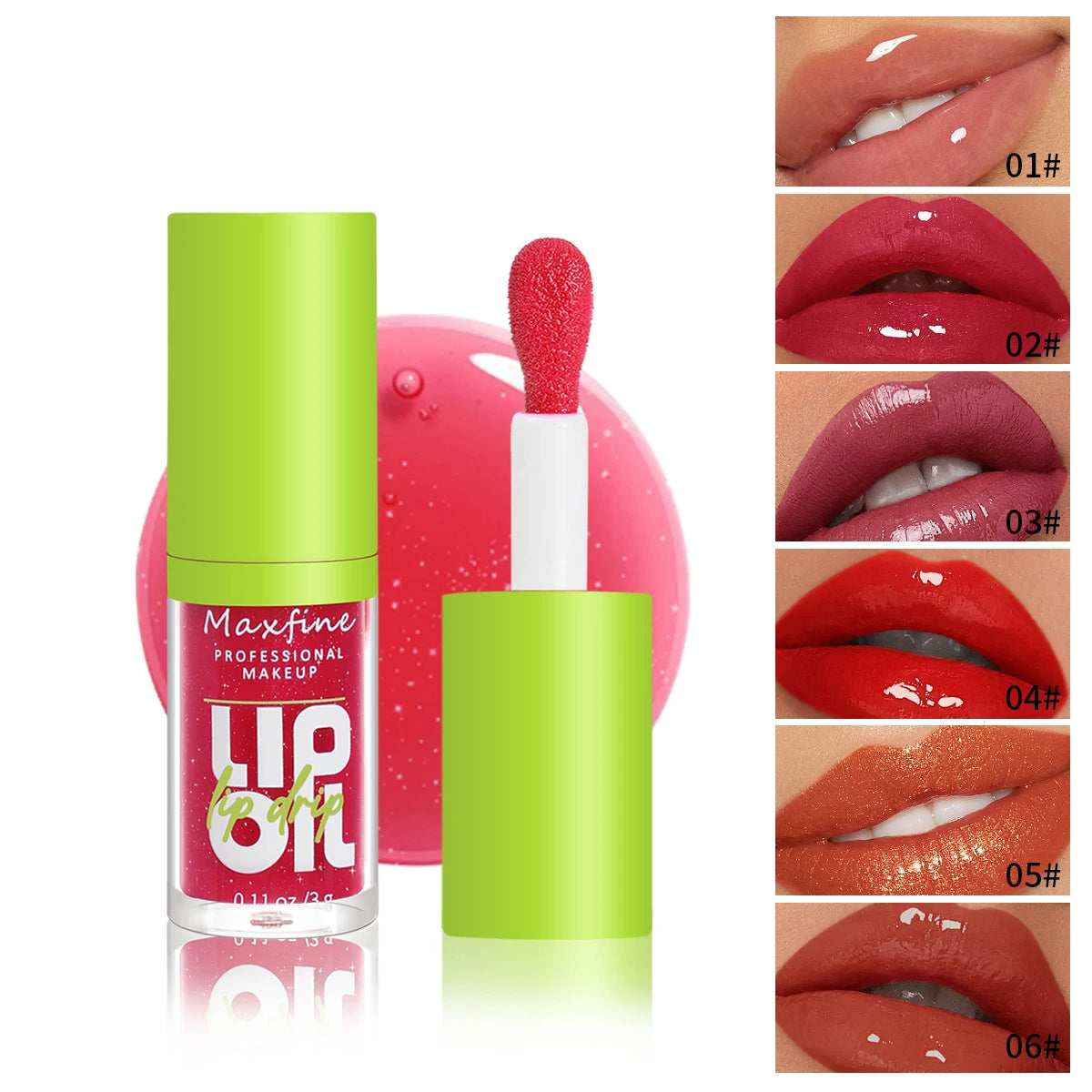 Waterproof Long-Lasting Liquid Lip Gloss