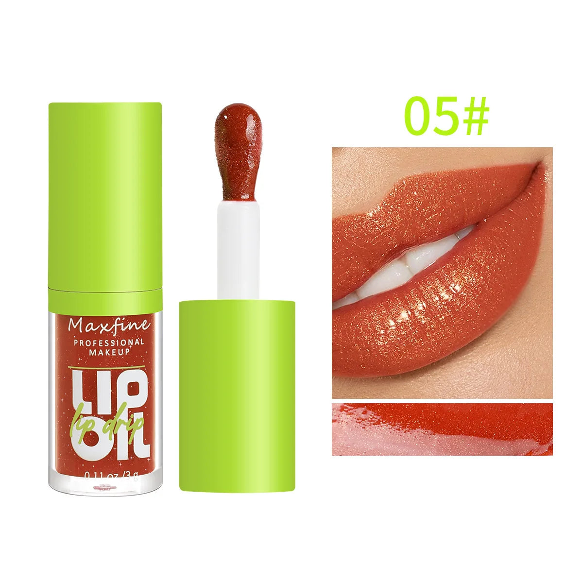05 Color Waterproof Long-Lasting Liquid Lip Gloss