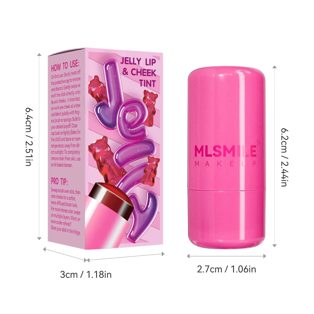 Water Jelly Tint Lip & Cheek Stick – Sheer Gloss Stain