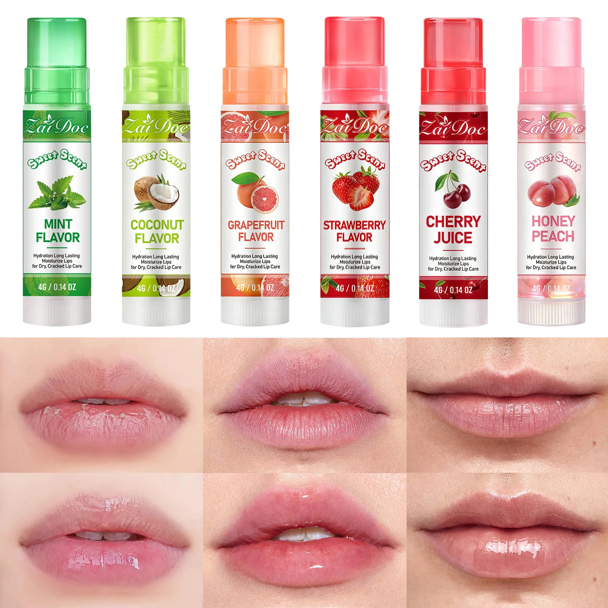 Peel Off Lip Stain Set – Long-Lasting Matte Tint