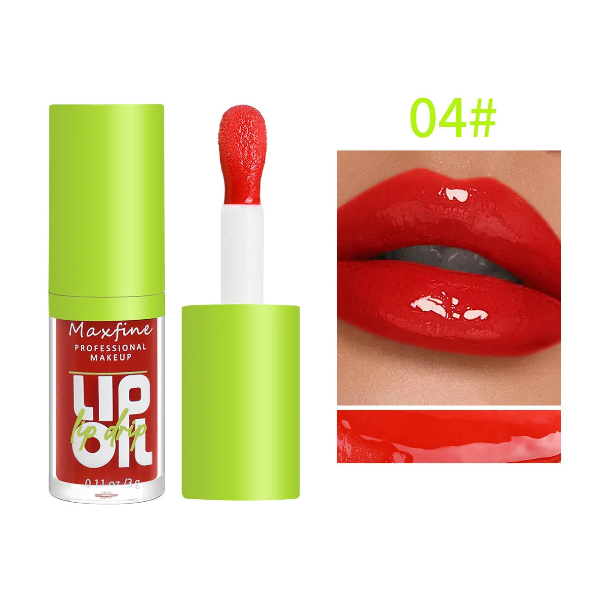 04 Color Waterproof Long-Lasting Liquid Lip Gloss