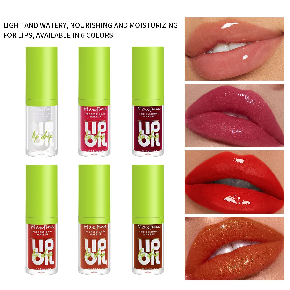 Waterproof Long-Lasting Liquid Lip Gloss