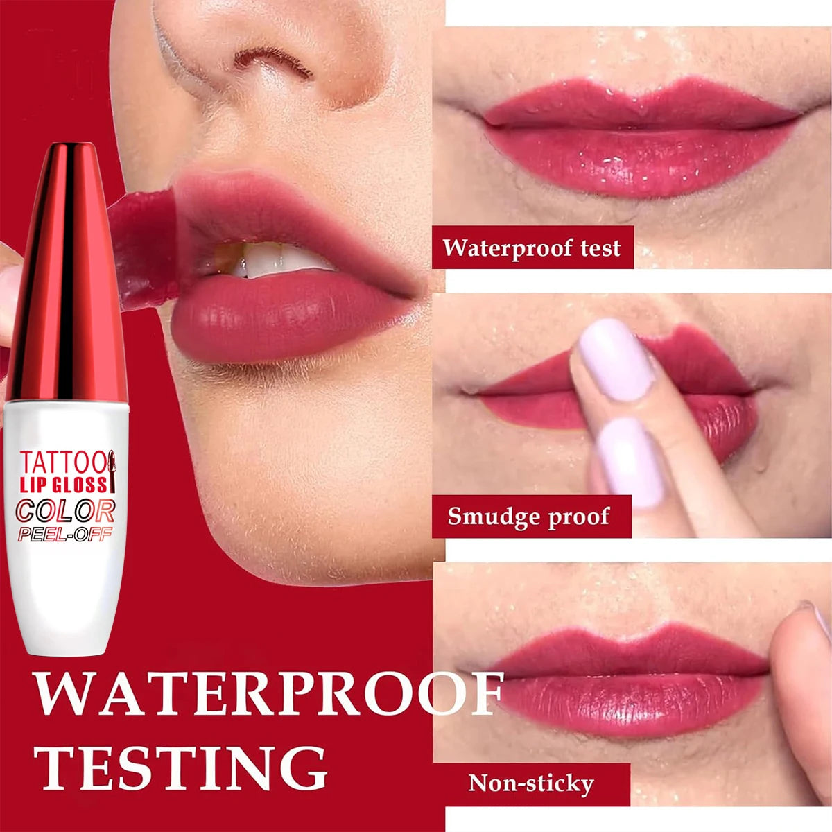 Peel Off Lip Stain Set – Long-Lasting Matte Tint