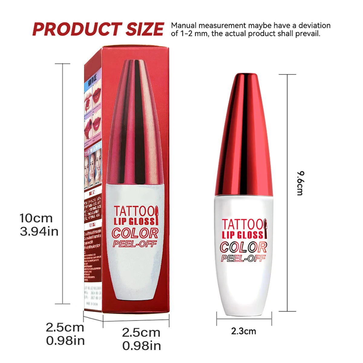 Peel Off Lip Stain Set – Long-Lasting Matte Tint